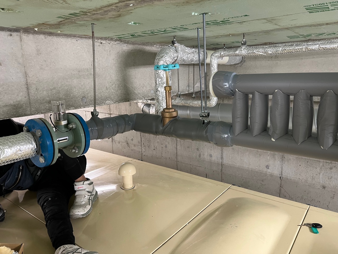 マンションへのウルトラナノバブル設備設置例